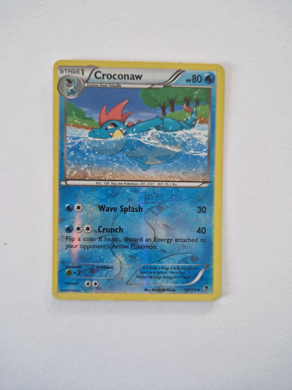 Pokémon Cartes à collectionner: Croconaw (Reverse Holo) - Phantom Forces - EN – D'occasion à Romont FR par raj_sjv9