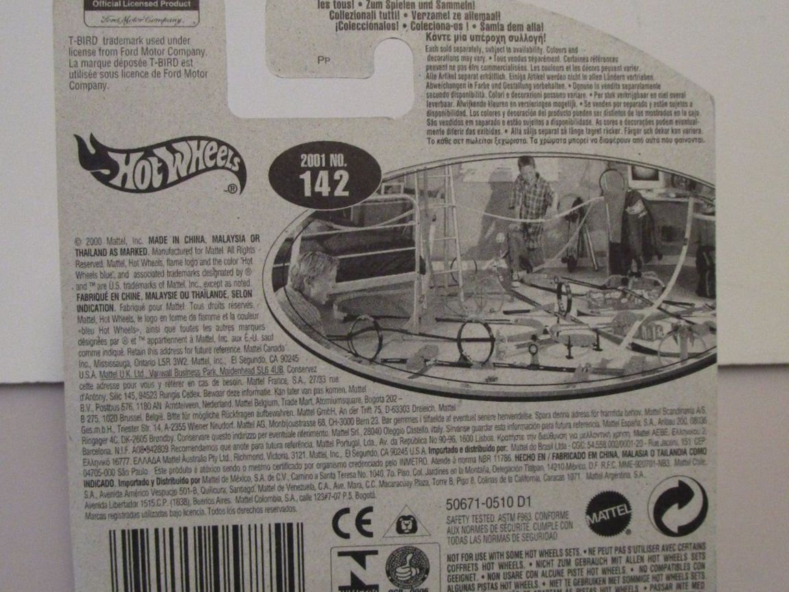 Hot Wheels Modellini d'auto: HOT WHEELS T-BIRD 1963 - 50671 – Nuovo e nell'imballaggio originale da Chêne-Bourg venduto da breno56 1