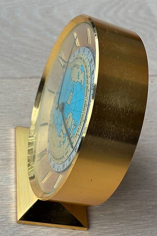 Orologi da terra & Orologi da parete: Weltzeit Tischuhr Imhof - Worldtimer – Usato da Adliswil venduto da Heimite 3