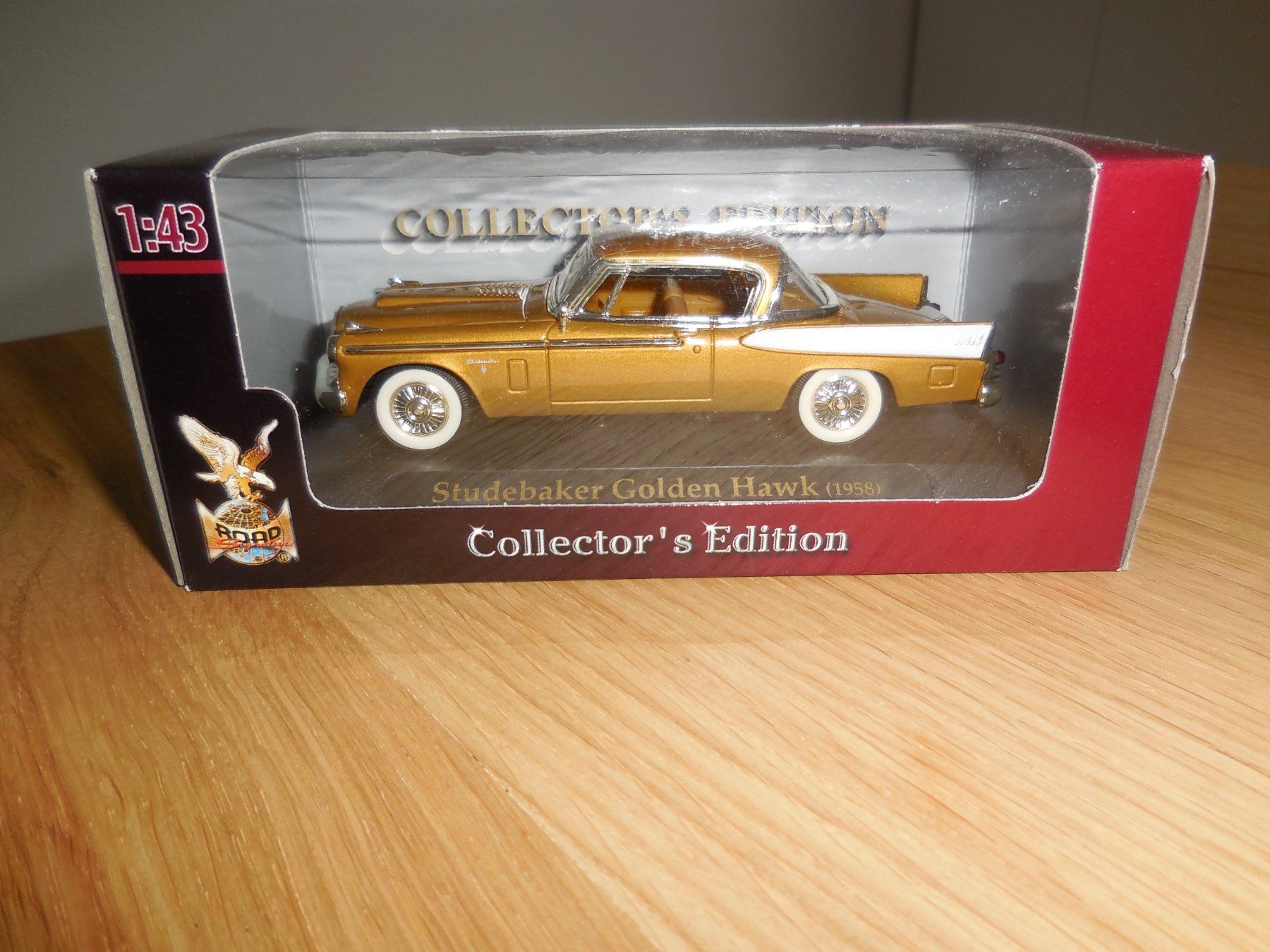 Yat Ming Modellini d'auto: 1958 Studebaker Golden Hawk 1:43 – Nuovo e nell'imballaggio originale da Wetzikon ZH venduto da 65corsa 2