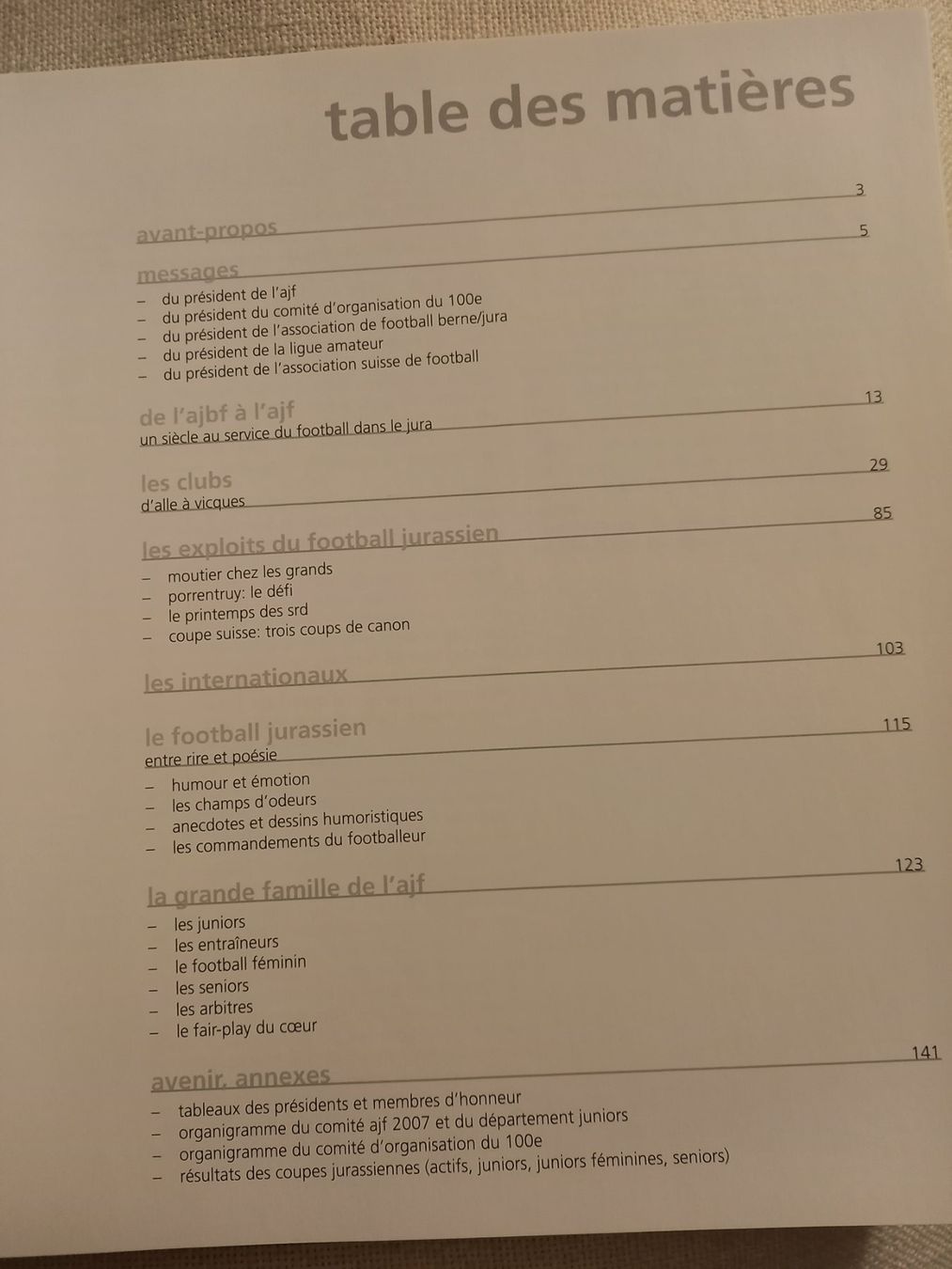 Bücher: AJF 1907 - 2007, 100 ans de passion – Gebraucht aus Neuchâtel von Dualseele 1