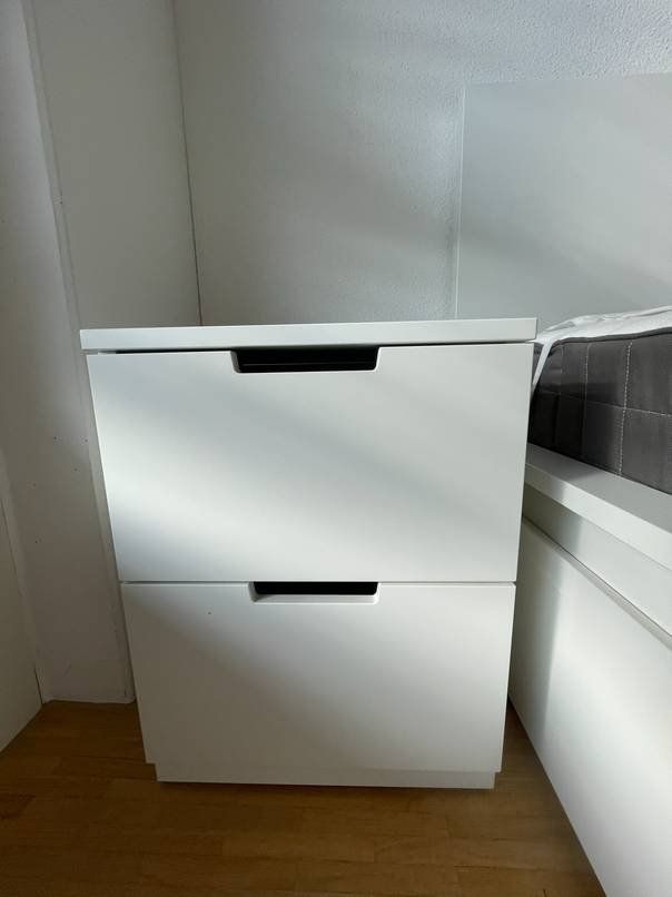 Ikea Letti: Komfortables IKEA Malm-Bett-Set & Kommode – Usato da Zürich venduto da Quietschy 2