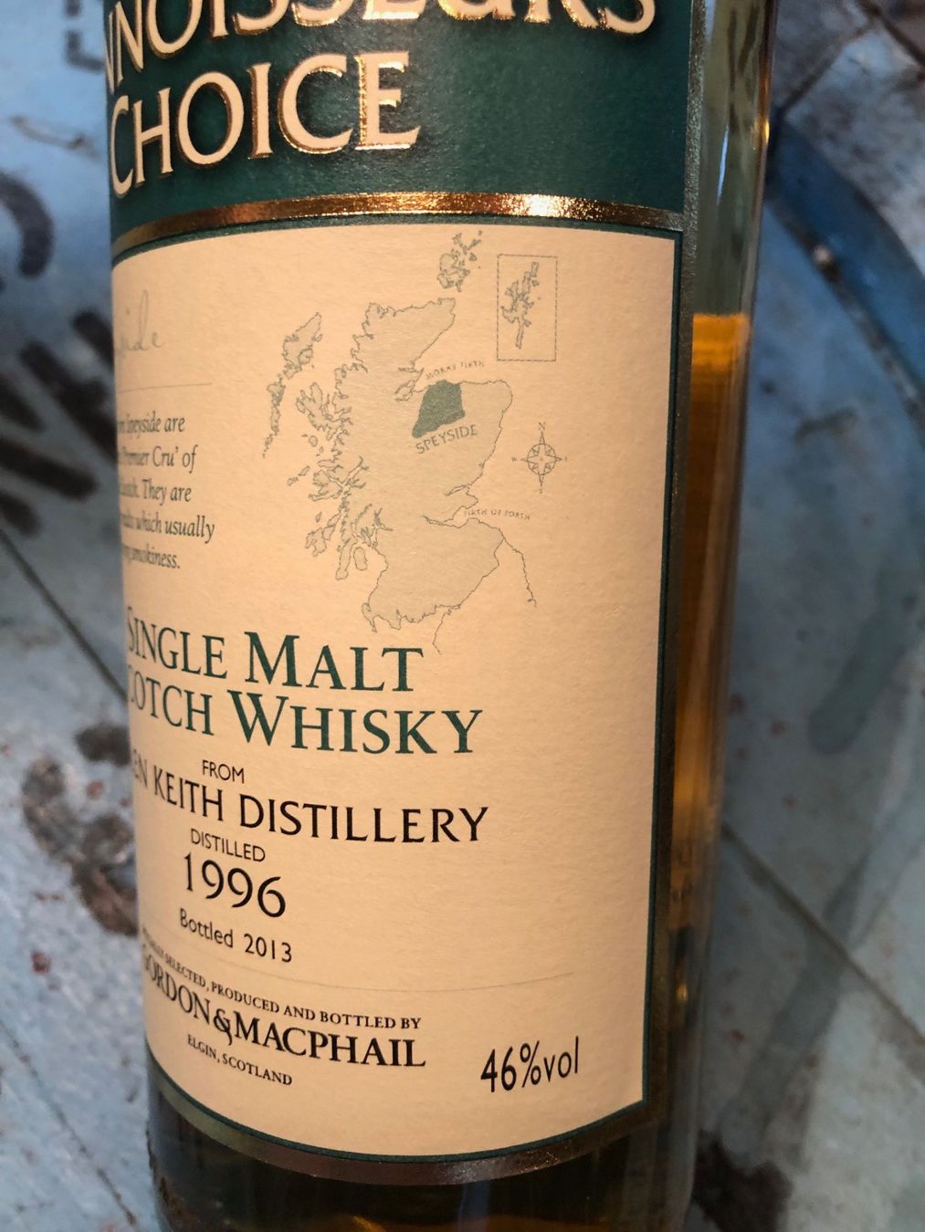 Bevande alcoliche: Glen Keith Connoisseurs Choice 1996 – Nuovo e nell'imballaggio originale da Aarwangen venduto da concorde58 4