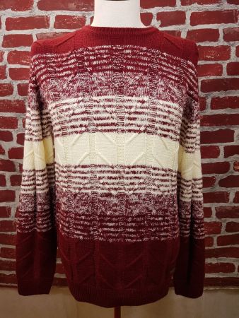 SSEINSE Strick Pullover bordeaux Gr. L