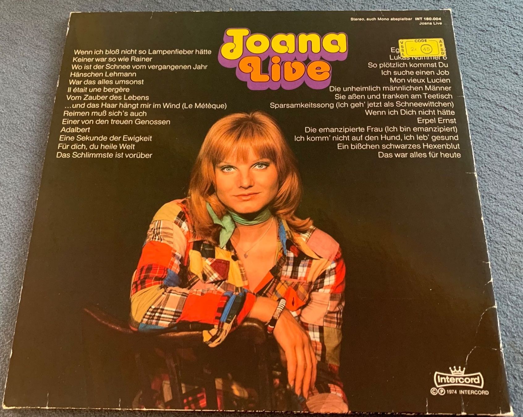 Schallplatten: Joana "live" – Gebraucht aus Spiez von martin-7973 1