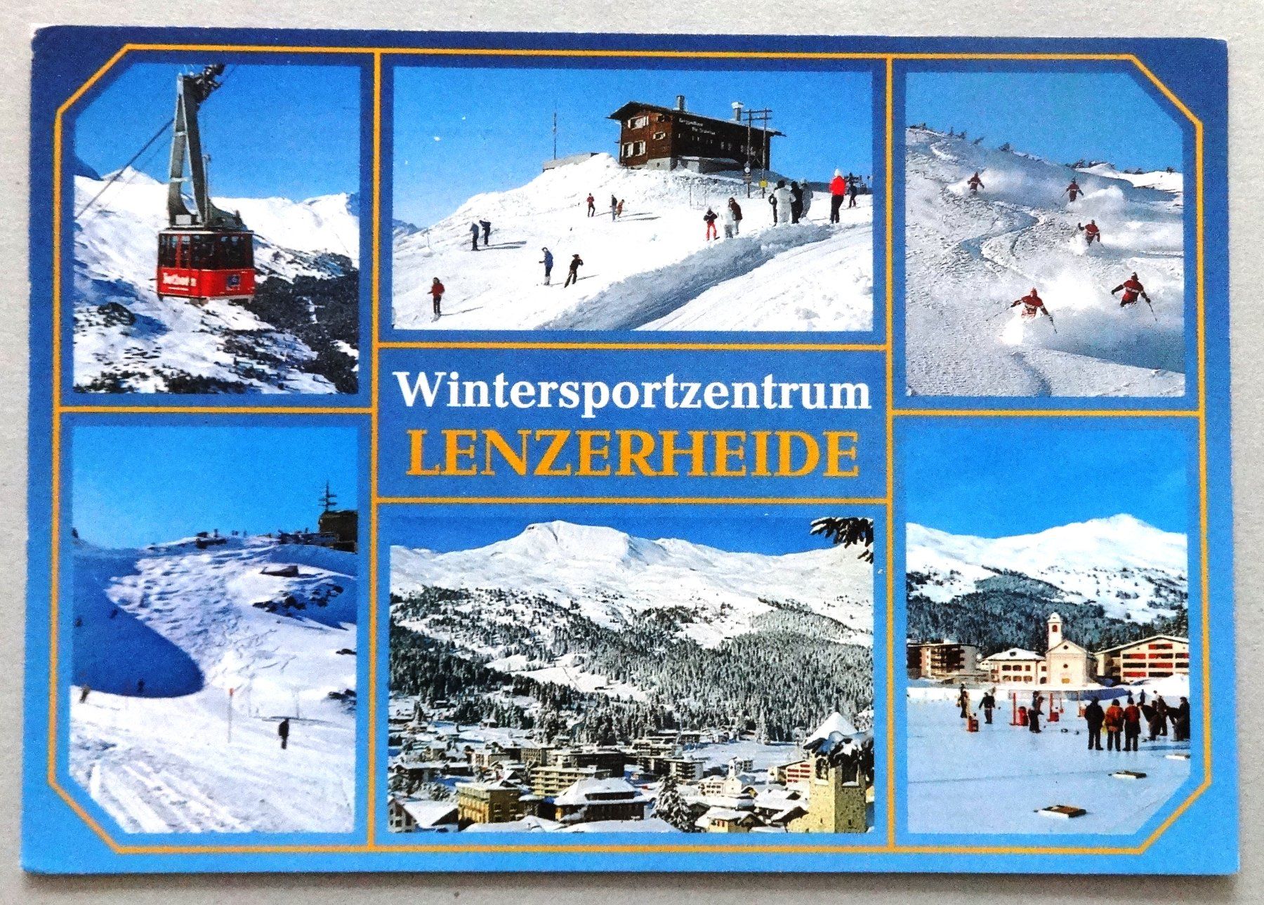 Ansichtskarten: Lenzerheide, 1500-2865 m ü/M – Gebraucht aus Fétigny von Billy2miny