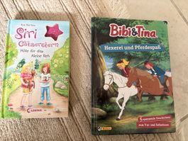 2 Lesebücher: Bibi&Tina & Siri Glitzerstern