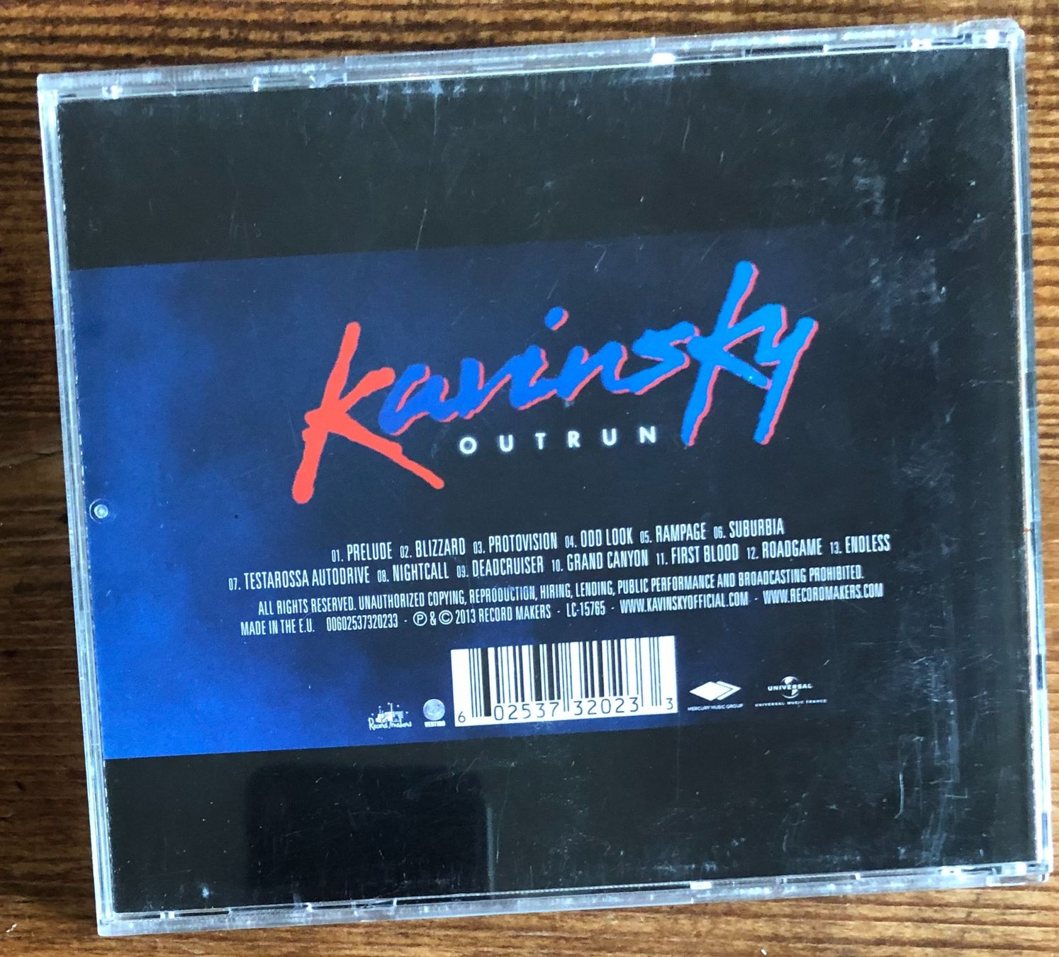 CDs: Kavinsky – Outrun CD, Synthwave, Synth-pop, Electro, Drive – D'occasion à Luzern par Schlafenicht00 1