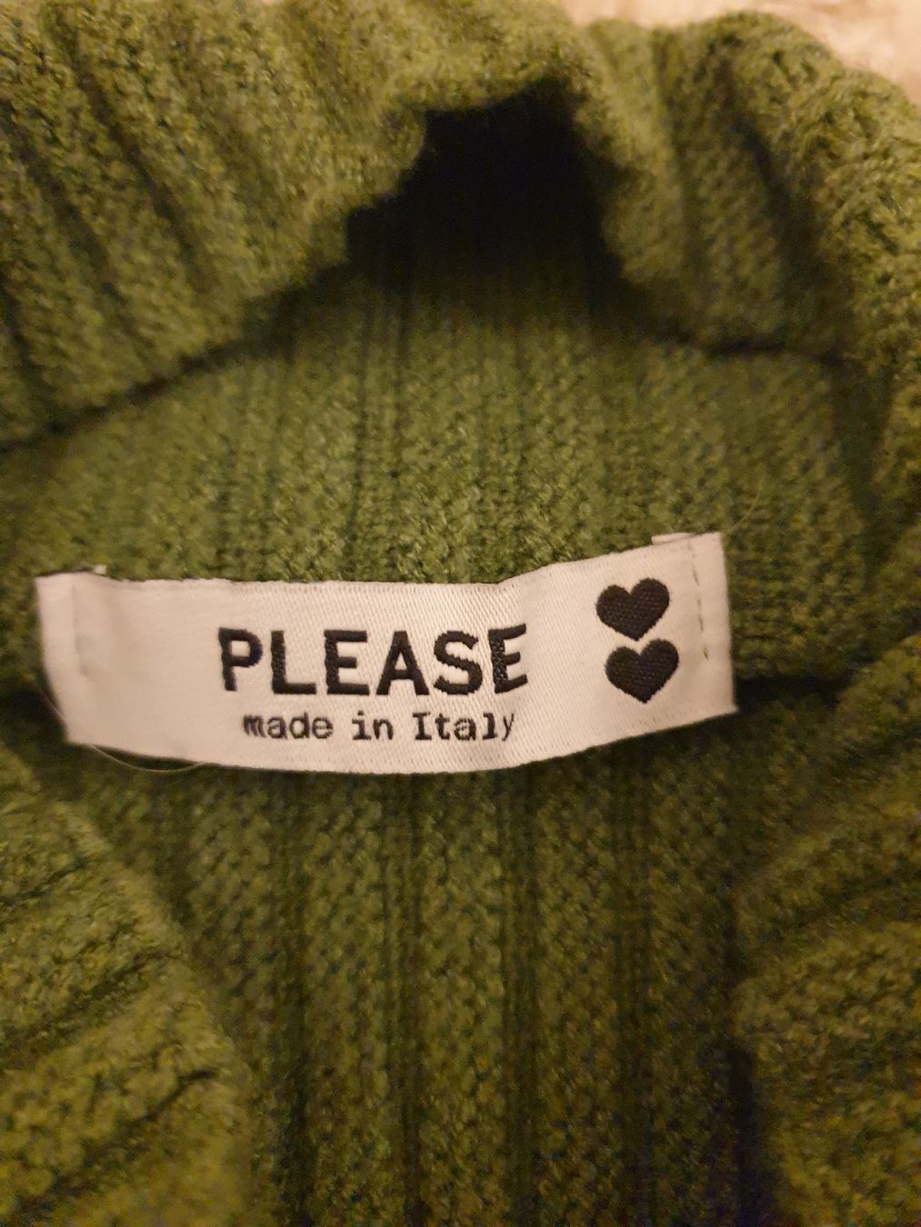 Maglioni & Felpe: Pull, 38, PLEASE vert , col montant, viscose, polyester – Usato da Neuchâtel venduto da Verenas12 5