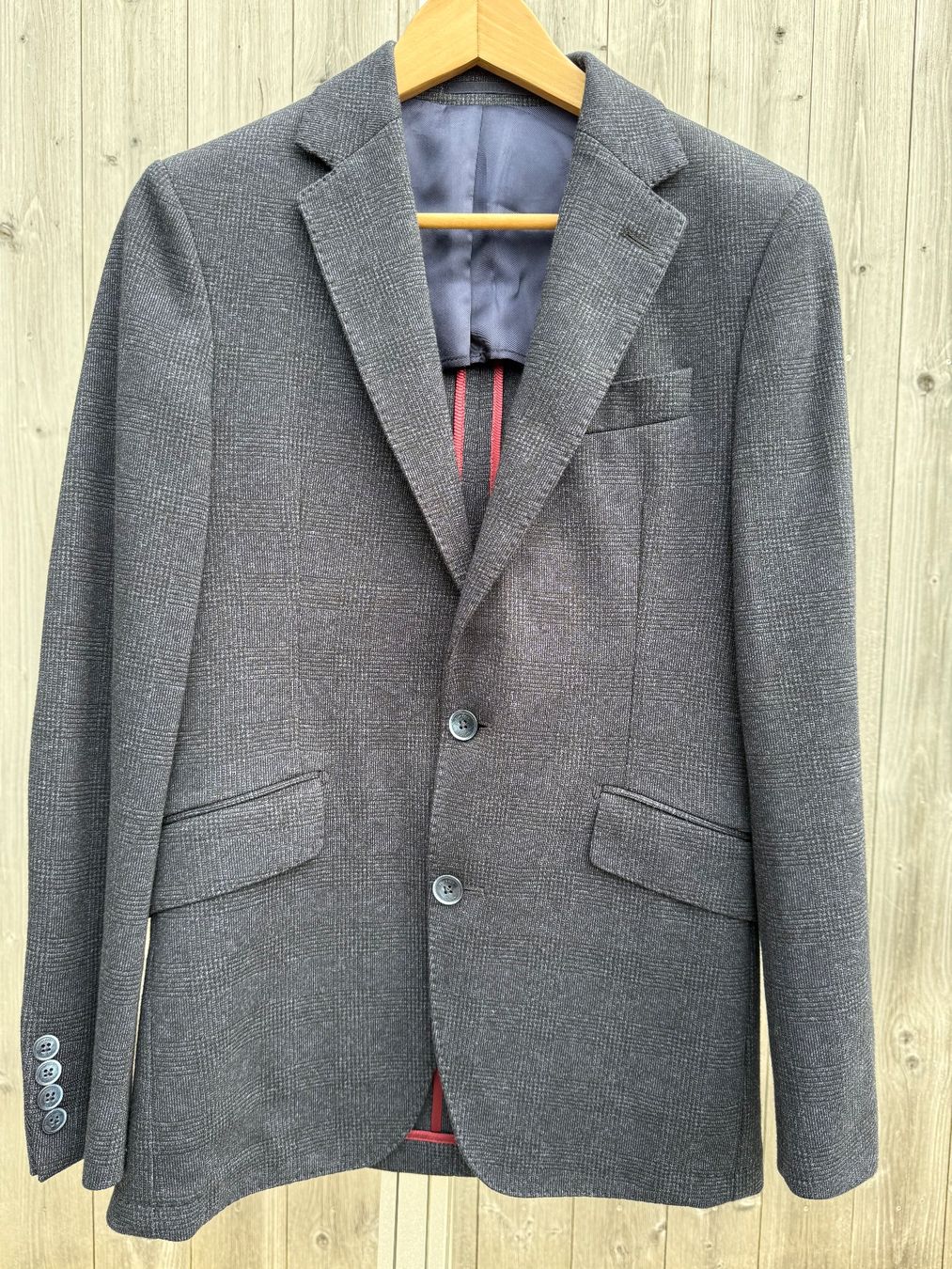 Hackett Jacken: HACKETT Blazer, Gr. UK 36R = Gr. 46, blau karriert – Neu (gemäss Beschreibung) aus Appenzell von ScharlyB