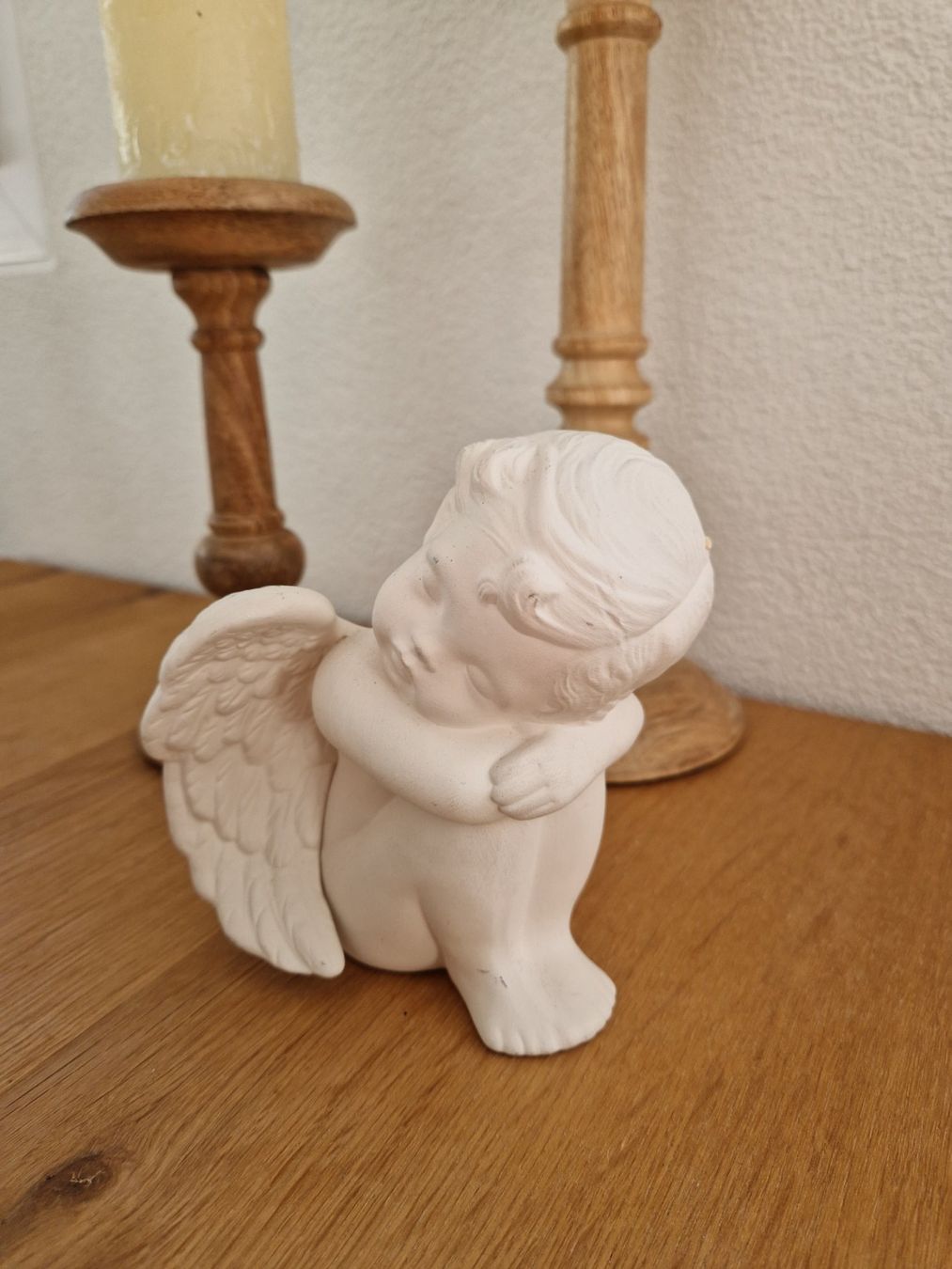 Statuette: Engel schlafend/sitzend/geborgen – Usato da Siblingen venduto da Vany_McDougall 2