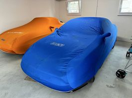 Original Fiat Coupe Car Cover blau