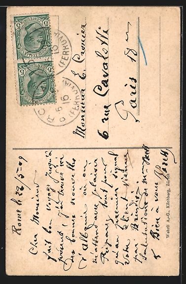 Cartoline postali: Wassen, Ortsansicht an der Gotthardbahn  – Usato da Berlin venduto da bartko-reher 1