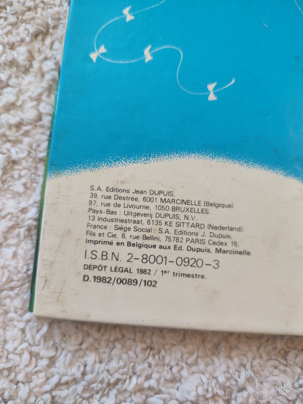 Comics: Boule et Bill T19 EO BE  – Gebraucht aus Bougy-Villars von Vogue 3