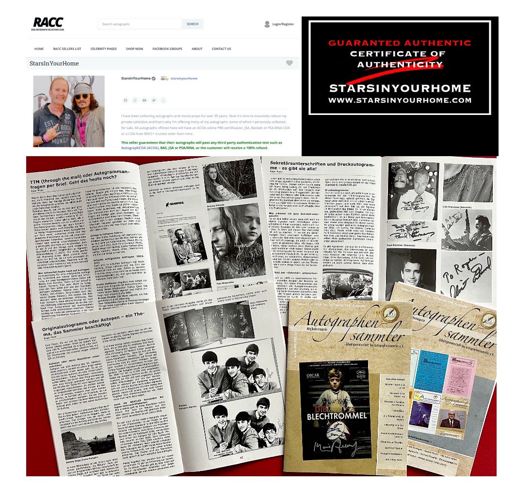 Autografi: JAMES BOND Quantum of Solace Requisite + Autogramm ORIGINAL – Usato da Solothurn venduto da StarsInYourHome 9