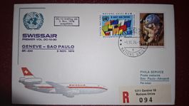 Swissair Geneve - Sao Paulo 03.11.1974