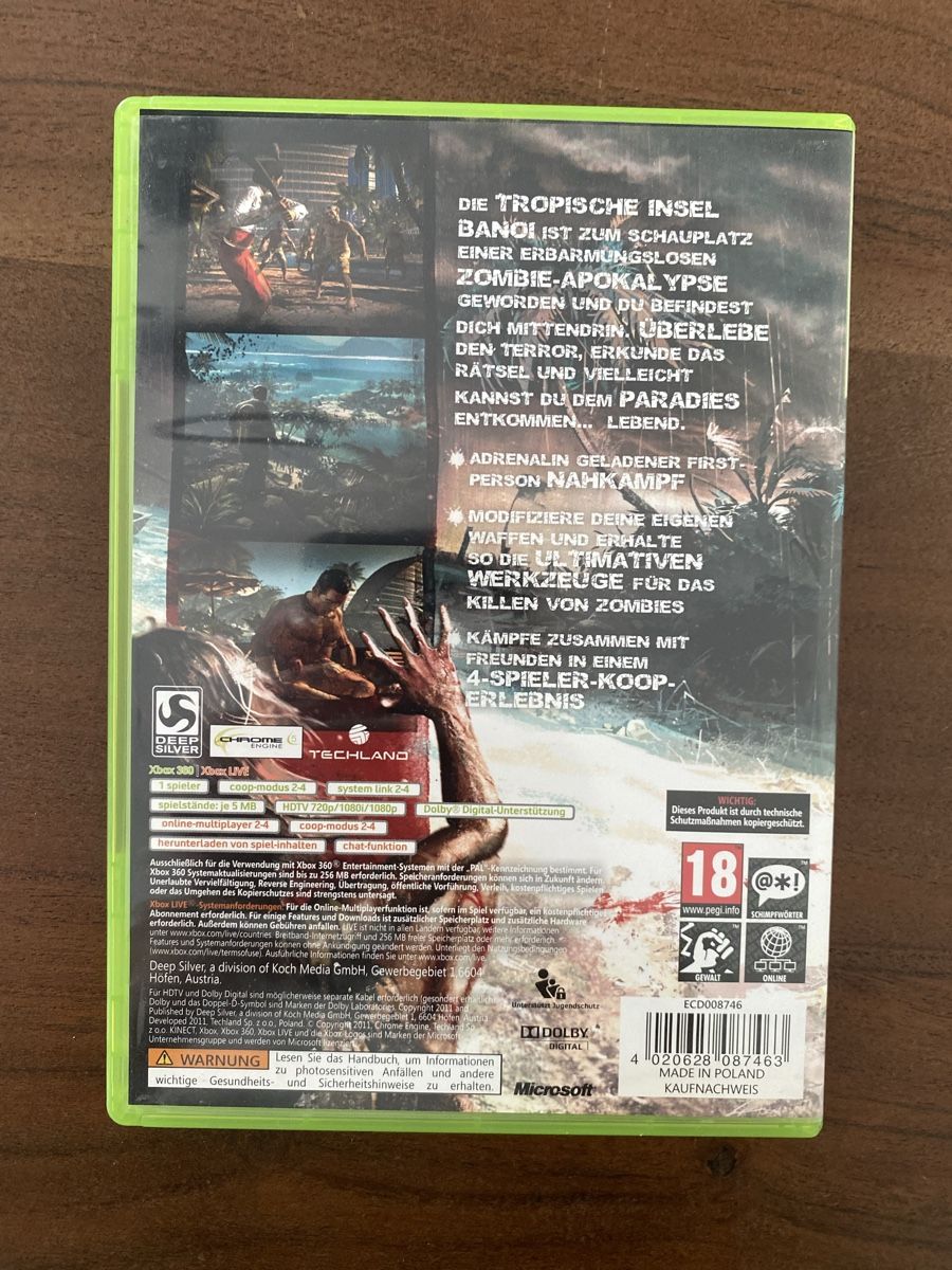 Microsoft Spiele: Dead Island für Xbox 360 – Gebraucht aus Thunstetten von Virus_33 2