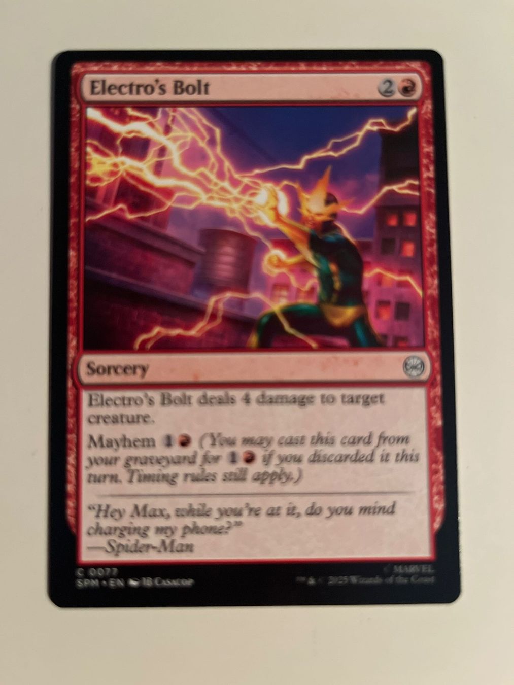 Magic The Gathering Carte collezionabili: 1 x Electro's Bolt - Magic: The Gathering - MtG – Usato da Kriens venduto da Shadi1980
