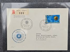 R Brief Endspiel 1954 für 8.--
