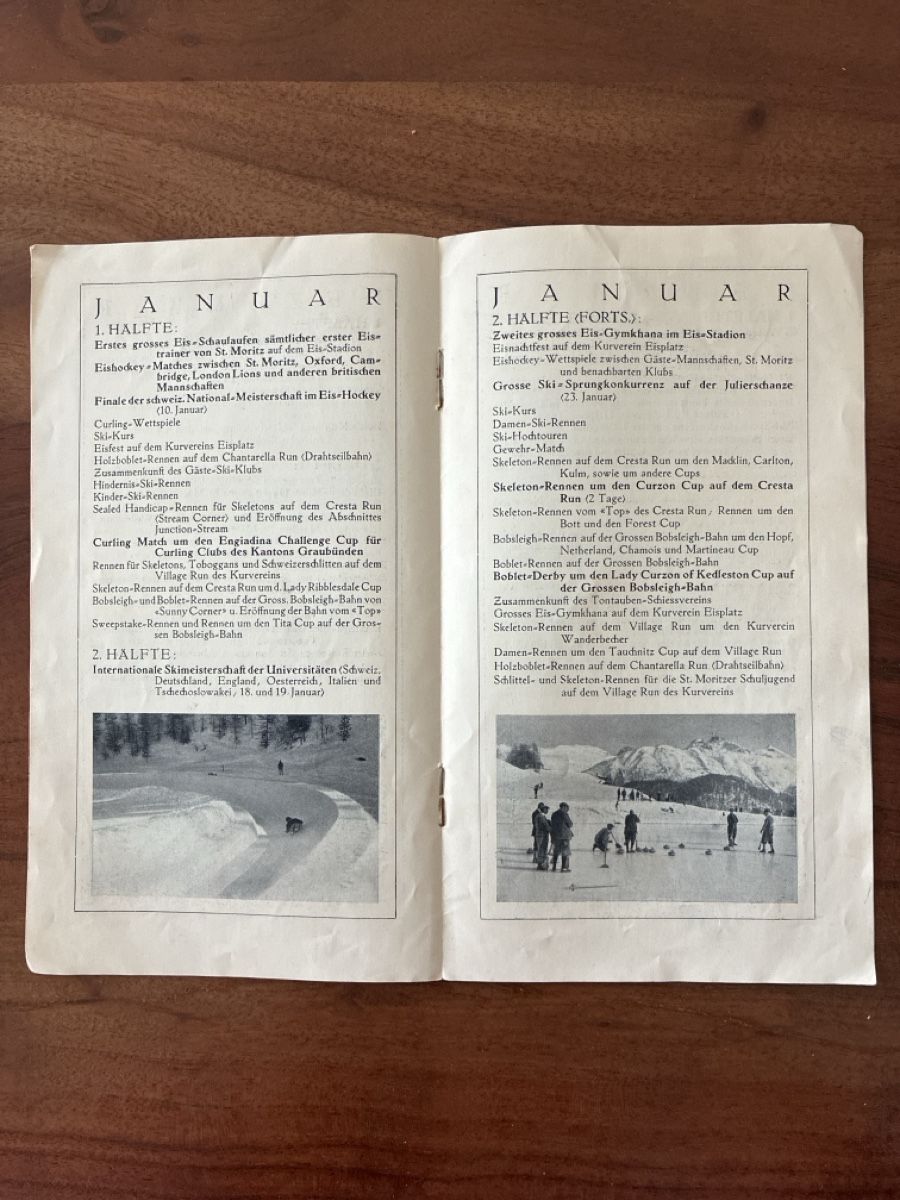 Documents: 3 Werbeprospekte von St. Moritz 1925 - 1929 – D'occasion à Oftringen par Cla.vD.74 2
