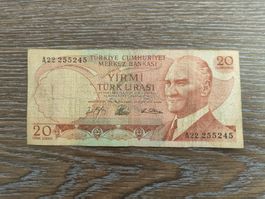 Türkei 20 Lira, Serie A, Pick 181 !!!!!