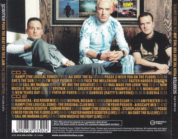CD: Scooter PUSH THE BEAT FOR THIS JAM Synth-pop Techno 2CD – Usato da Kandergrund venduto da Sososo 1