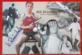 Nik Brünisholz Autogramm signiert Foto 10x15cm