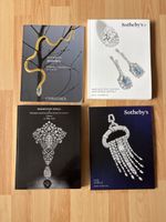 Lot de 4 catalogues de vente aux enchères de bijoux