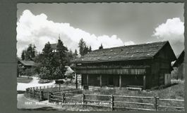 AK sw Flüeli- Ranft OW Wohnhaus des Bruder Klaus ≈ 1955 