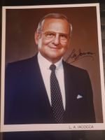 Lee Iacocca - 20x25cm - Handsigniert