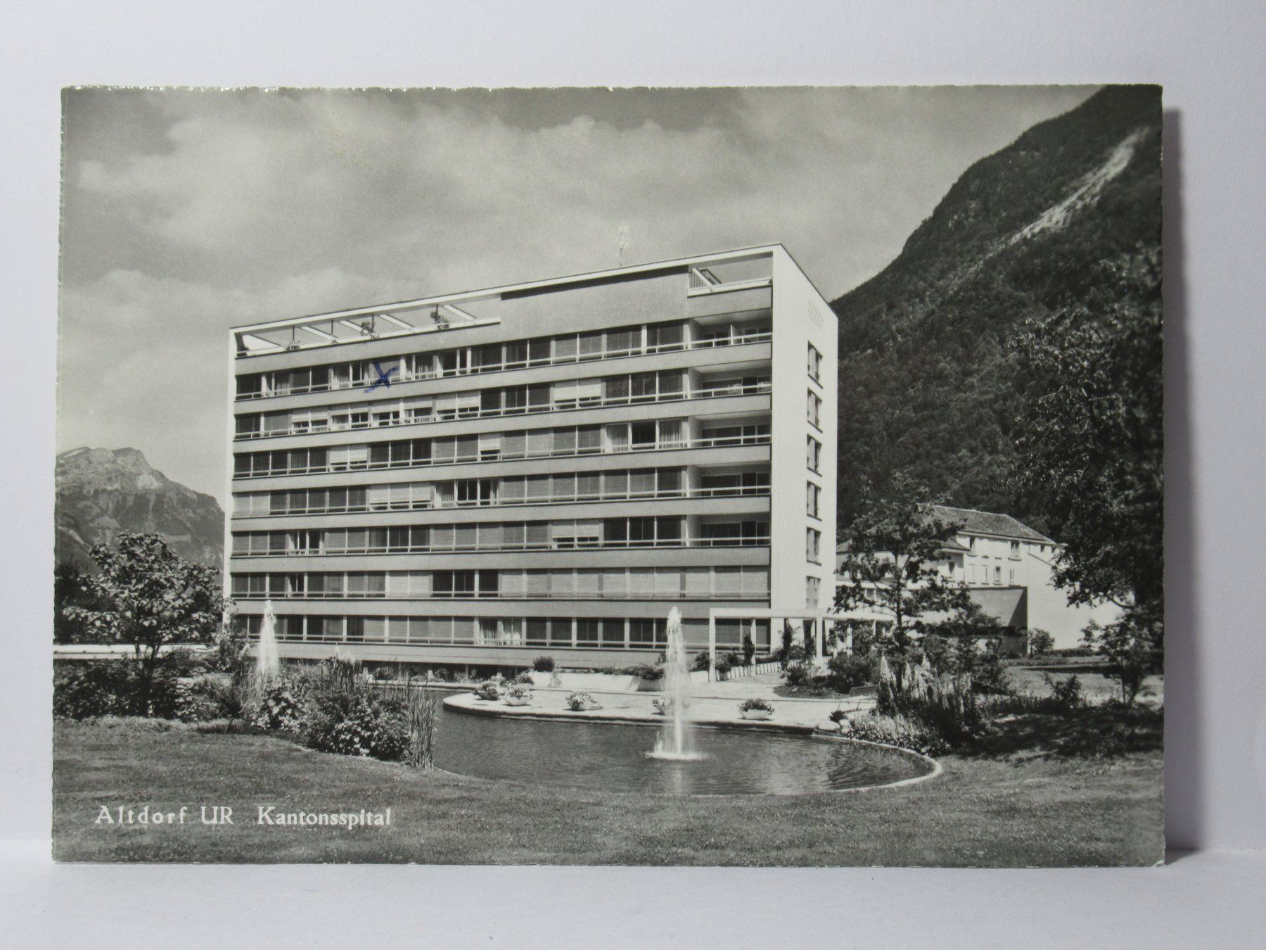 Ansichtskarten: Altdorf , Kantonsspital – Neu (gemäss Beschreibung) aus Grenchen von Bluemchen1900