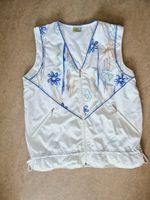 WESTE GILET VINTAGE L SUN SET , TOP ZU PULLOVER JEANS SPORT