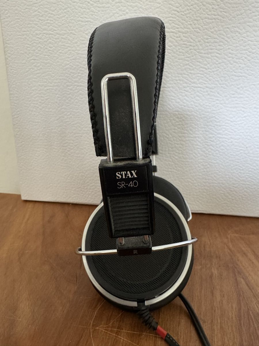 Stax Cuffie: Stax SRD-4 Adapter + Electret Ear Kopfhörer SR-40 – Usato da Zürich venduto da Nobs1 2