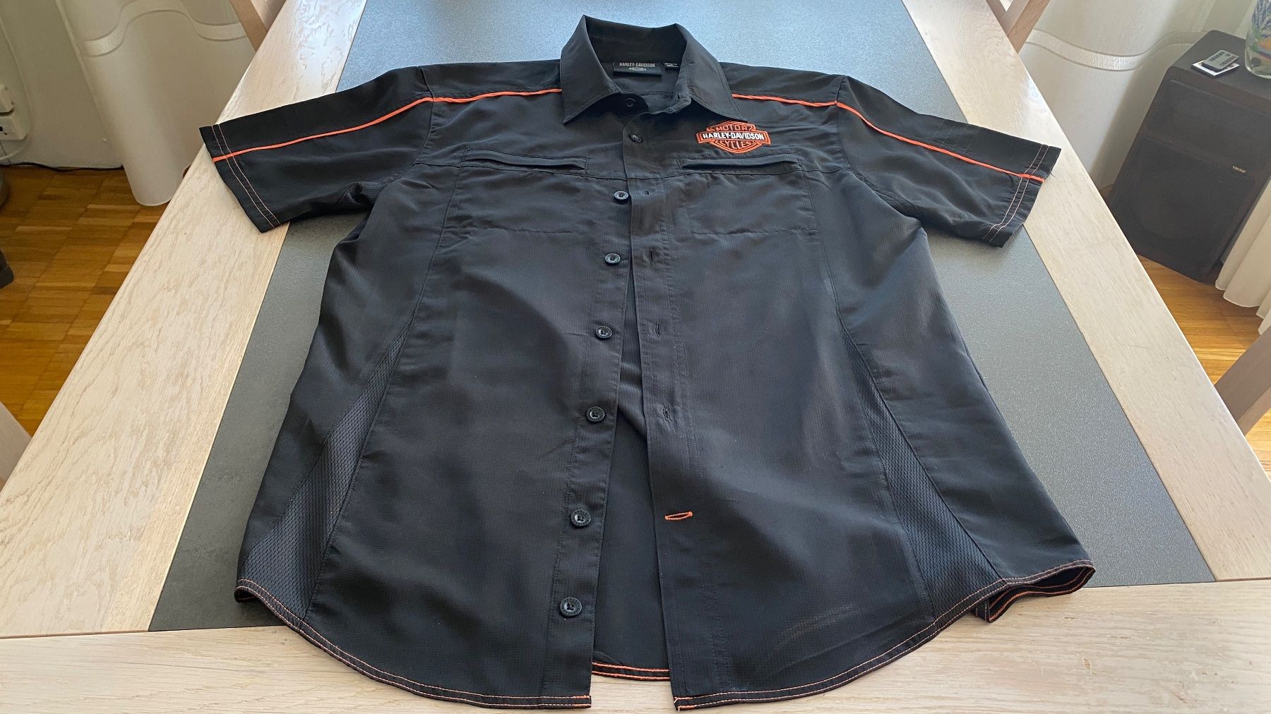 Harley-Davidson Camicie: Chemise Harley Davidson noire taille M – Usato da Meyrin venduto da Abac007 3