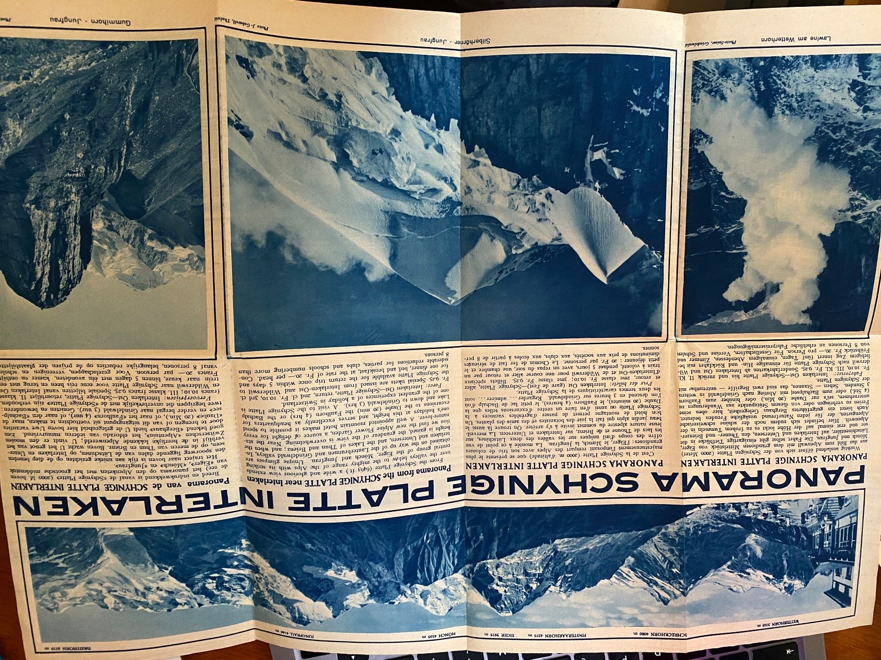 Dokumente: Ancienne publicité chemin de fer Schynige Platte – Gebraucht aus Plan-les-Ouates von Asolo22 1