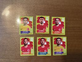 Panini Sammelkarten 2026 Türkei 6 Stück