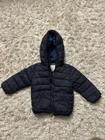 Kinder Winterjacke ZARA mit Kapuze, Grösse 12/18 (82 cm)
