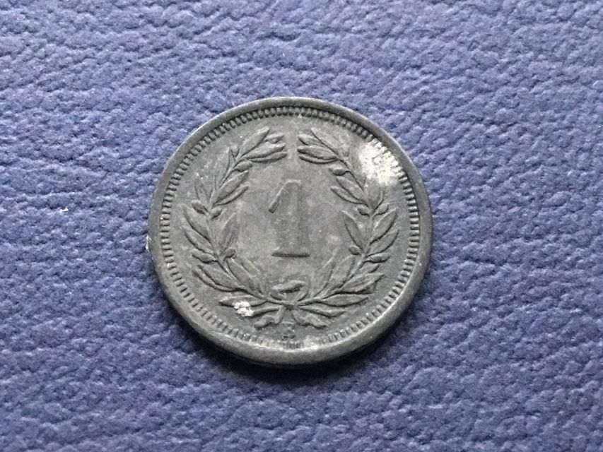 Tutti le monete: 1 Rappen 1945 ungereinigt – Usato da St. Margrethen SG venduto da alfapeugeot10 1