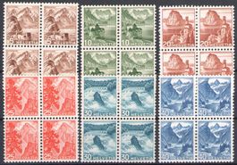 1948, 285-290**, Viererblockserie postfrisch (14237)