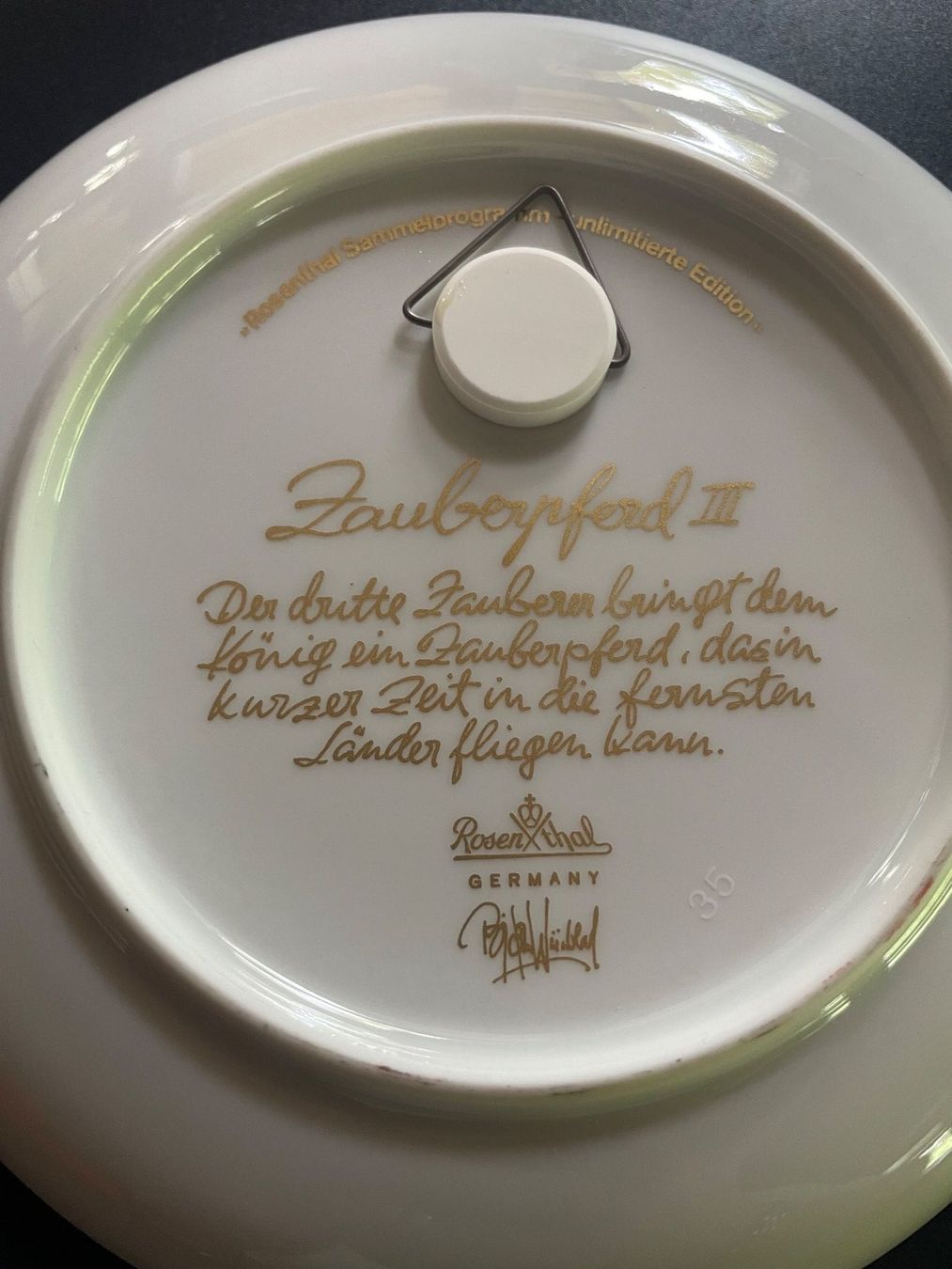 Rosenthal Teller: Rosenthal Sammelteller "Zauberpferd", limitiert – Neu (gemäss Beschreibung) aus Volketswil von rubin74 3