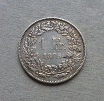 ++ 1.- Franken 1875
