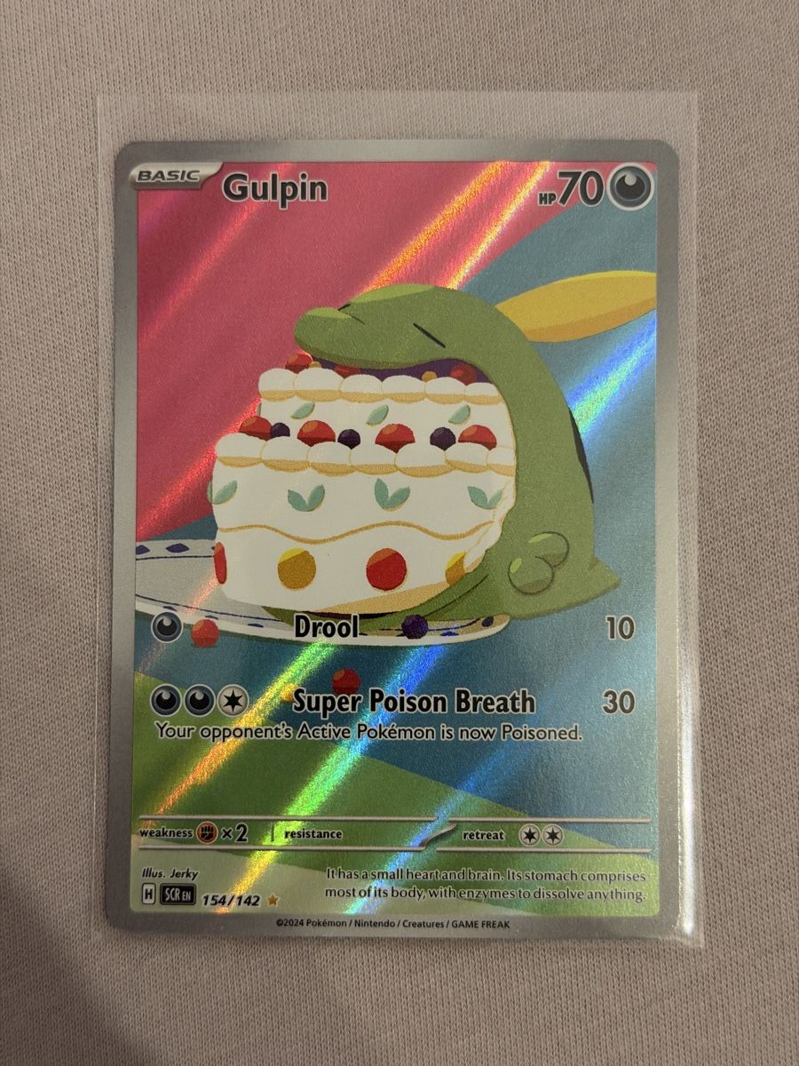 Pokémon Carte collezionabili: Pokémon Gulpin 154/142 Stellar Crown  – Nuovo (secondo la descrizione) da St. Gallen venduto da Xbylucas