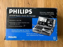 Philips AE4230 Reise-Weckerradio *vintage*
