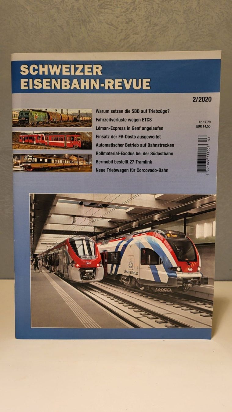 Riviste & Magazine: Schweizer Eisenbahn-Revue 2/2020 – Usato da Uster venduto da gurust