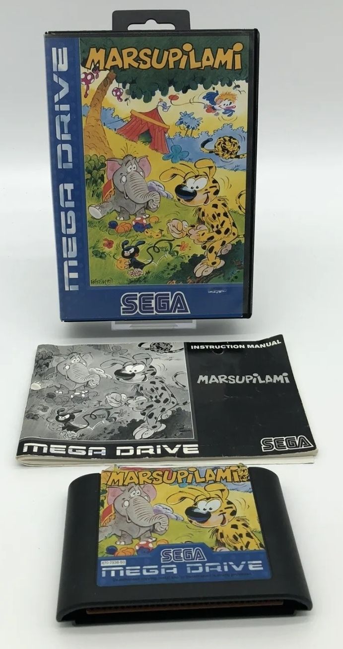 Sega Spiele: Sega Mega Drive Marsupilami komplett – Gebraucht aus Rheinau von tobitobsen80