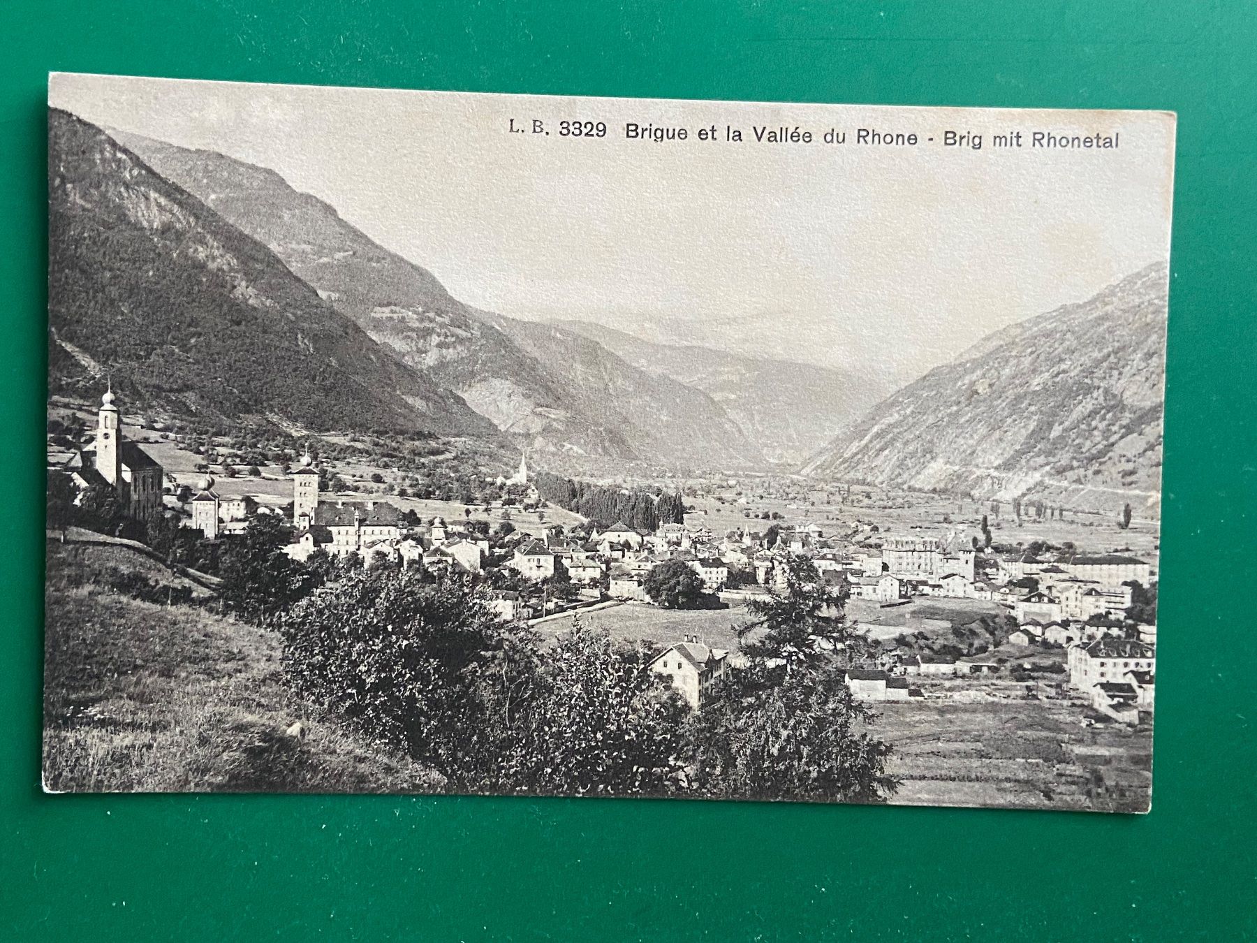 Cartoline postali: Brig mit Rhonetal – Usato da Steg VS venduto da _vinci_