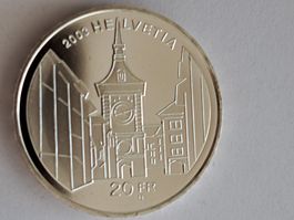 20 Fr. Gedenkmünze 2003 Berner Altstadt