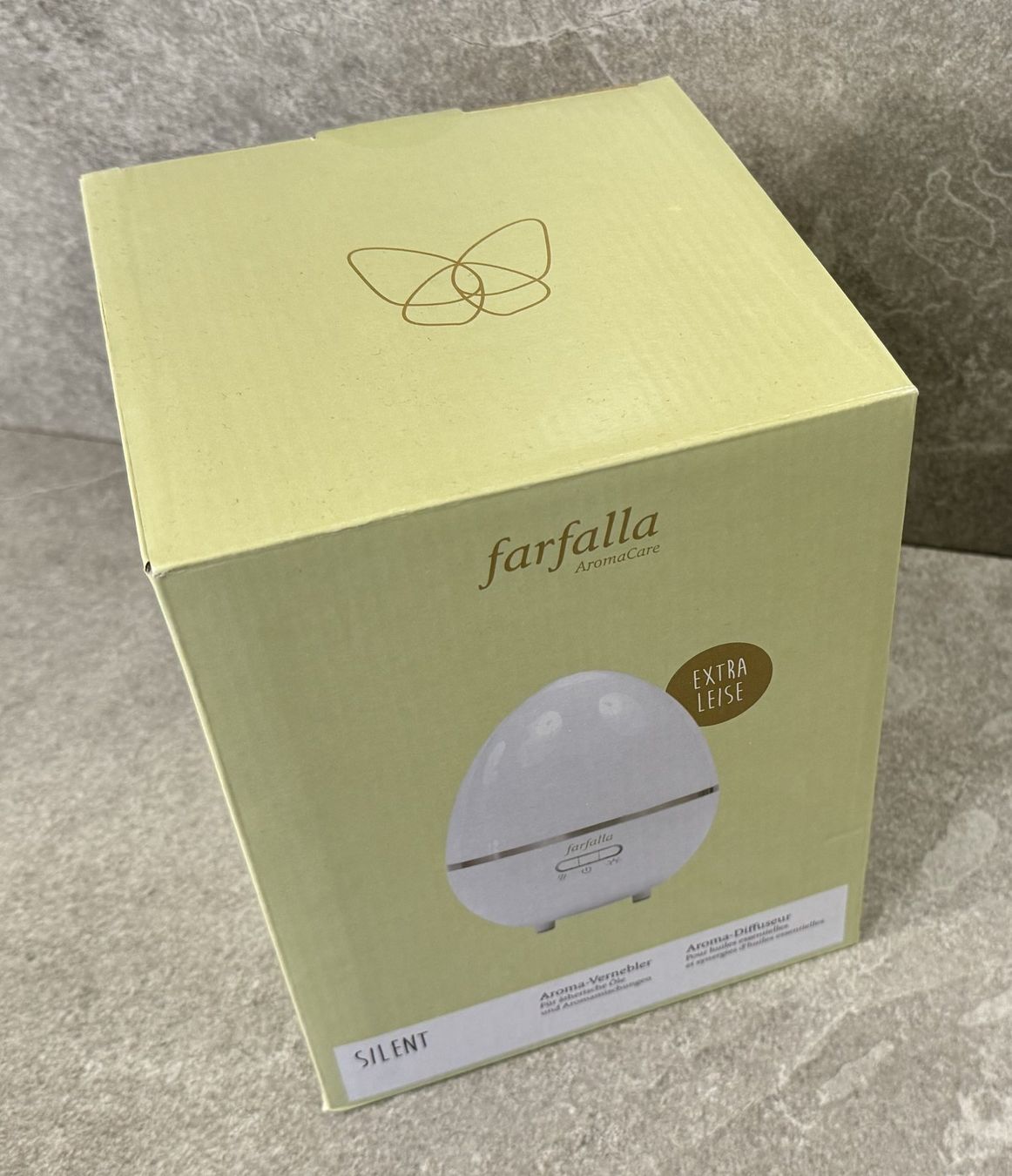 Farfalla Duftöldiffusoren: Farfalla Aroma-Vernebler Silent weiss ... – Neu und originalverpackt aus Chur von Papageibarsch77 1