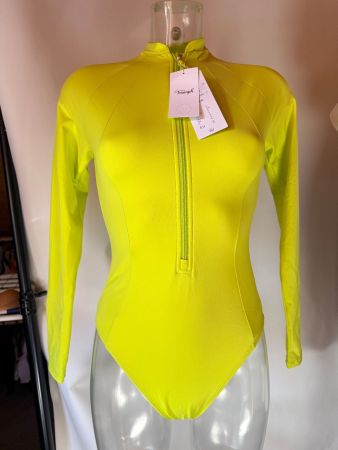 TRIUMPH, Badekleid Langarm SUMMER Mix & Match, Gr. S, Neonge