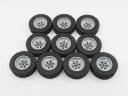 10x Lego Technic Rad Pneu Reifen 62.4 x 20 S 86652c01